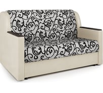 Диван-кровать Шарм Аккорд Д 100 экокожа беж и узоры 33070038