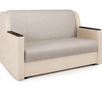 Диван-кровать Шарм Аккорд Д 100 экокожа беж и шенилл беж 33070042