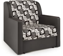 Кресло-кровать Шарм Аккорд Д экокожа шоколад и ромб 33070647