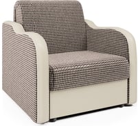 Кресло-кровать Шарм Коломбо 80 Корфу коричневый и экокожа беж 170522200