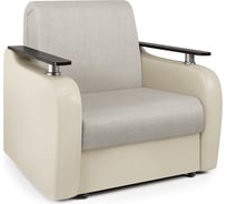 Кресло-кровать Шарм Гранд Д экокожа беж и шенилл беж 33070746