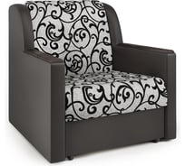 Кресло-кровать Шарм Аккорд Д 80 экокожа шоколад и узоры 170522039