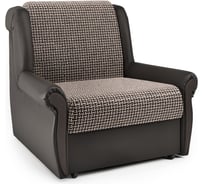 Кресло-кровать Шарм Аккорд М Корфу коричневый и экокожа шоколад 33070659