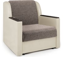 Кресло-кровать Шарм Аккорд Д 60 Корфу коричневый и экокожа беж 170522005