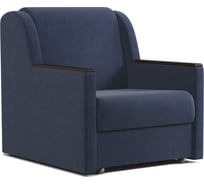 Кресло-кровать Шарм Аккорд Д 80 велюр Ультра миднайт 170523733