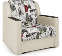 Кресло-кровать Шарм Аккорд Д 90 велюр Париж и экокожа беж 170522041