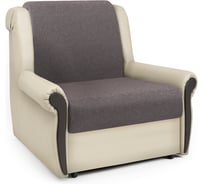 Кресло-кровать Шарм Аккорд М 60 рогожка латте и экокожа беж 170522067