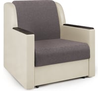 Кресло-кровать Шарм Аккорд Д 90 рогожка латте и экокожа беж 170522047