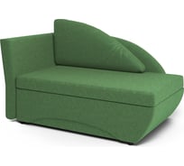 Кушетка Шарм Трио левый, рогожка, зеленый 403210048