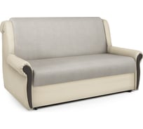 Диван-кровать Шарм Аккорд М 100 экокожа, бежевый и шенилл, бежевый 33070107