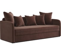 Софа Шарм Трио велюр, Дрим шоколад 170523606
