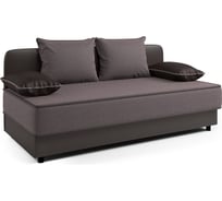 Кушетка Шарм Прима рогожка, латте и экокожа, шоколад 403210030