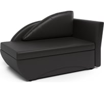 Кушетка Шарм Трио правый, экокожа, шоколад 403210033