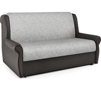 Диван-кровать Шарм Аккорд М 140 экокожа, шоколад и серый шенилл 33070140