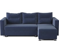 Угловой диван Шарм Ария правый, велюр, Ультра миднайт 170523355