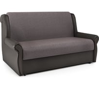 Диван-кровать Шарм Аккорд М 140 рогожка, латте и экокожа, шоколад 33070136