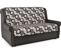 Диван-кровать Шарм Аккорд М 120 экокожа, шоколад и ромб 33070110