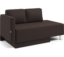 Кушетка Шарм Леон левый, рогожка, шоколад 403210067