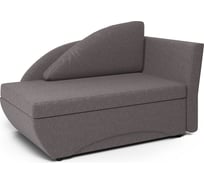 Кушетка Шарм Трио правый, рогожка, латте 403210042