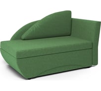 Кушетка Шарм Трио правый, рогожка, зеленый 403210043