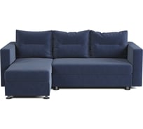 Угловой диван Шарм Ария левый, велюр, Ультра миднайт 170523354