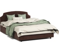 Кровать двуспальная Шарм с подъемным механизмом, 140, велюр Дрим шоколад 170523960