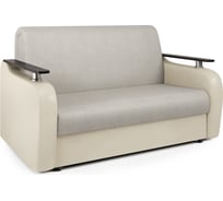 Диван аккордеон Шарм Гранд Д 100 экокожа, бежевый и шенилл бежевый 33070386