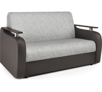 Диван аккордеон Шарм Гранд Д 140 экокожа шоколад и серый шенилл 33070428