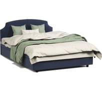 Кровать односпальная Шарм с подъемным механизмом, 90, велюр Ультра миднайт 170523953