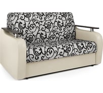 Диван аккордеон Шарм Гранд Д 140 экокожа бежевый и узоры 33070429