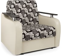 Кресло-кровать Шарм Гранд Д 90 экокожа беж и ромб 170522183