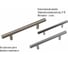Мебельная ручка-рейлинг Trodos 8925 D10x160-220 мм, сталь, хром, матовый хедер 303134 3