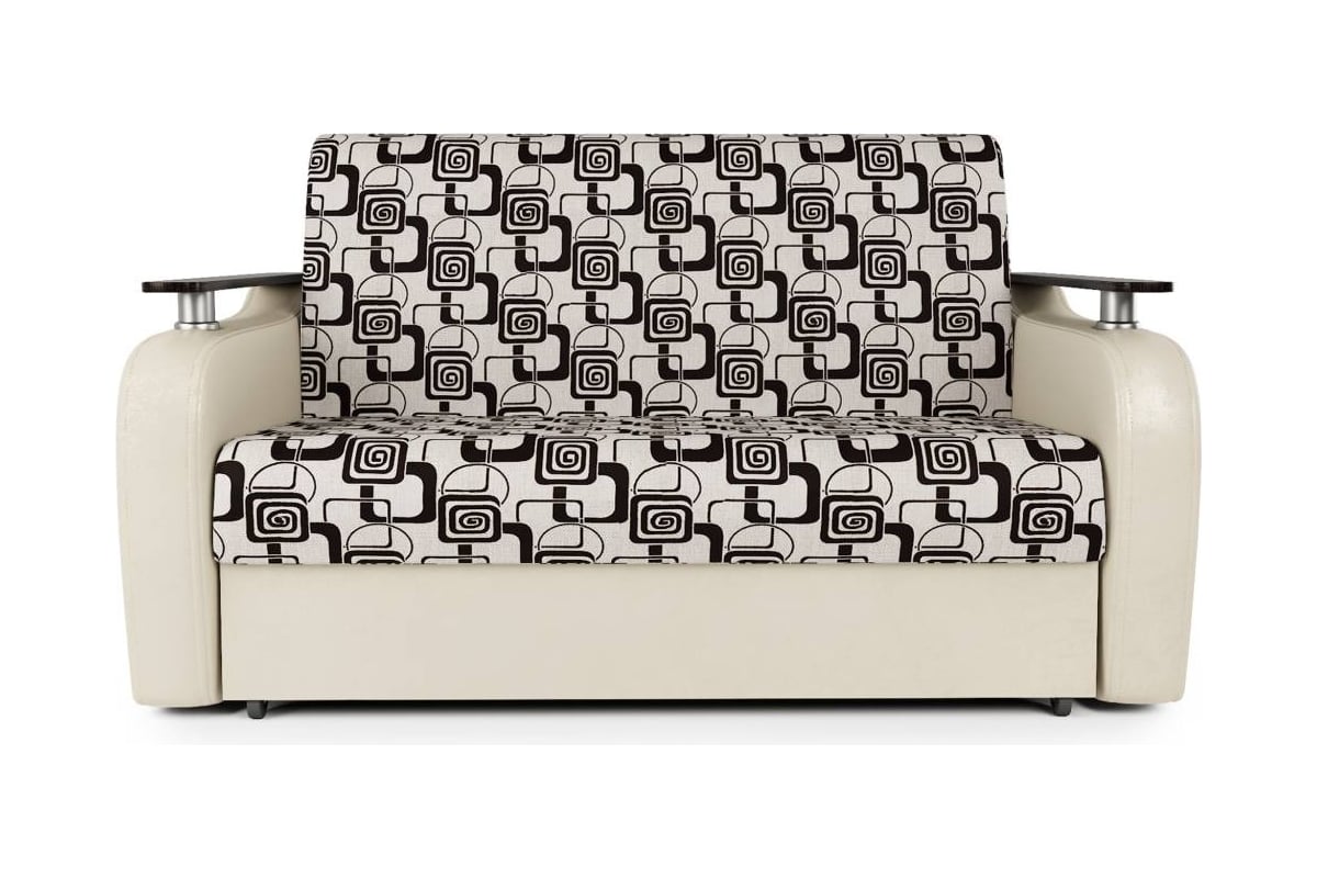 Диван аккордеон Шарм Гранд Д 160 экокожа бежевый и ромб 33070447 ...