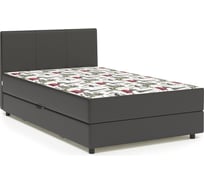 Тахта Шарм Классика 90, велюр Париж и экокожа шоколад 104210510