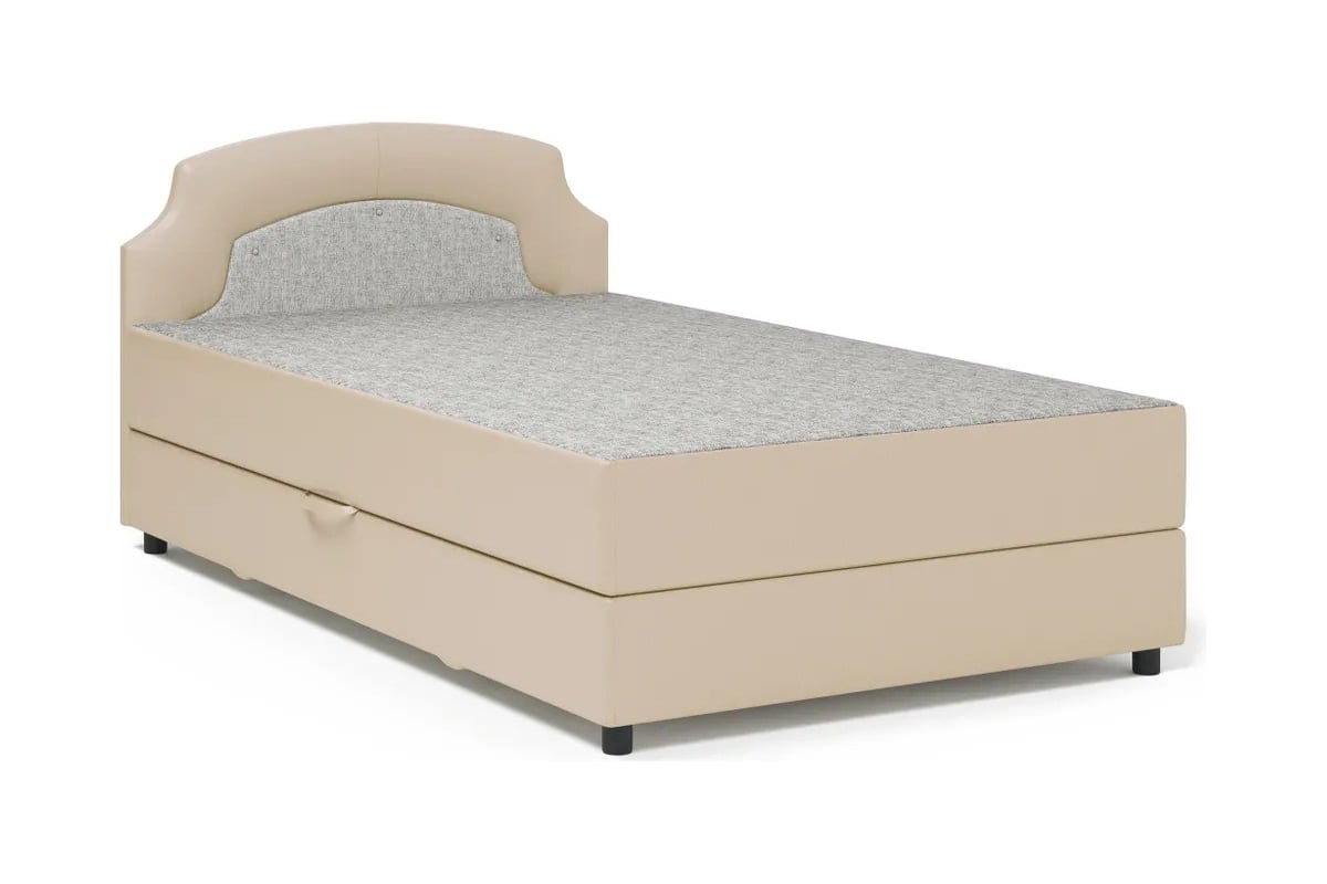 Тахта Шарм 160, мальта серая и экокожа беж 170523340 - выгодная цена ...