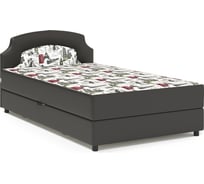 Тахта Шарм 120, велюр Париж и экокожа шоколад 104210616