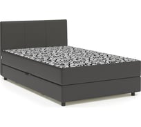 Тахта Шарм Классика 160, экокожа шоколад и узоры 104210597