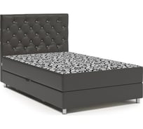 Тахта Шарм эль Люкс 120, экокожа шоколад и узоры 104210762