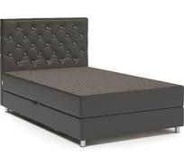 Тахта Шарм эль Люкс 160, Корфу коричневый и экокожа шоколад 104210781