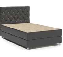 Тахта Шарм эль Люкс 90, замша беж и экокожа шоколад 104210747