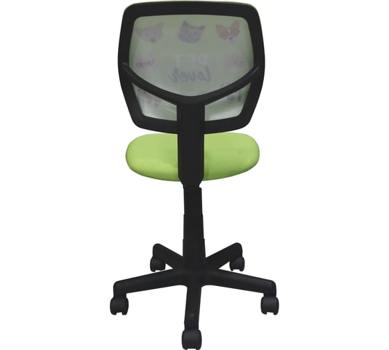 Кресло компьютерное детское Стул Груп ЛОЛО Pet Lover, зеленый 5256D Pet green