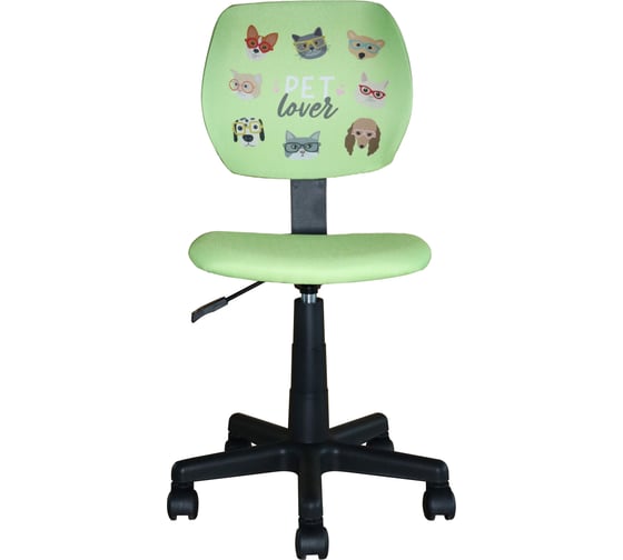 Кресло компьютерное детское Стул Груп ЛОЛО Pet Lover, зеленый 5256D Pet green