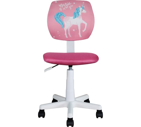 Кресло компьютерное детское Стул Груп ЛОЛО Unicorn, пластик белый 5256D-W Unicorn 1