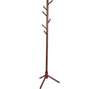Напольная вешалка для одежды VETTA дерево, 46.5x40.5x169 см, темное дерево 465-014