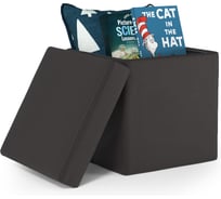 Пуф складной Шарм Пикник экокожа, шоколад 170523738