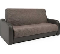 Диван-книжка Шарм Грант М 140 Корфу коричневый и экокожа шоколад 903021028