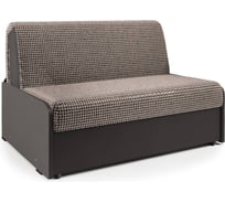 Диван кровать Шарм Коломбо БП 140 корфу коричневый и экокожа шоколад 33070498