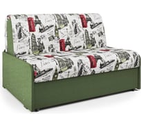 Диван кровать Шарм Коломбо БП 140 Париж и зеленый 33070504