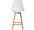 Барный стул Tetchair TULIP BAR (mod. C1014H-1) пластик/дерево, 42x47.5x104 см, White (белый) 70029/ натуральный 24392 2