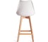 Барный стул Tetchair TULIP BAR (mod. C1014H-1) пластик/дерево, 42x47.5x104 см, White (белый) 70029/ натуральный 24392 3